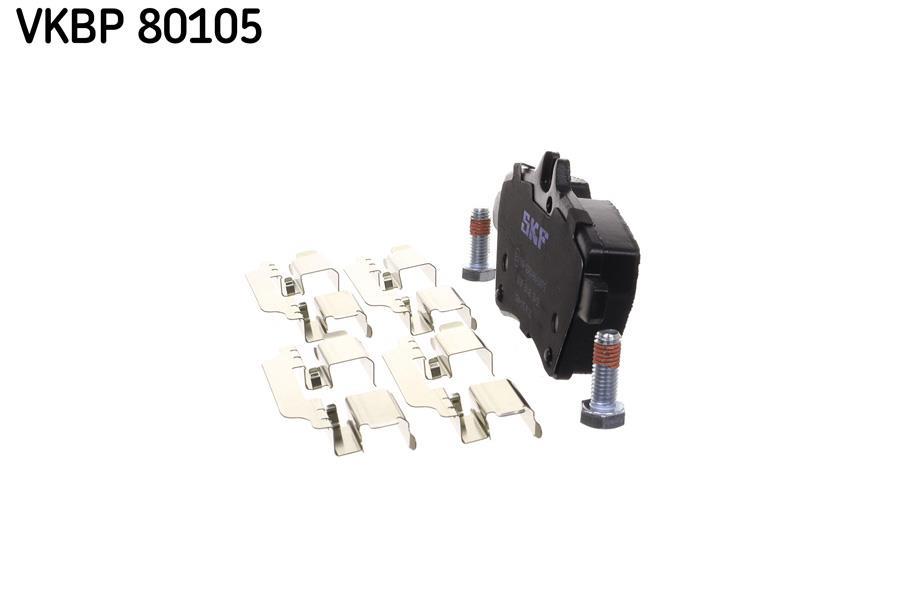 Jogo de 4 pastilhas de travão SKF VKBP 80105
